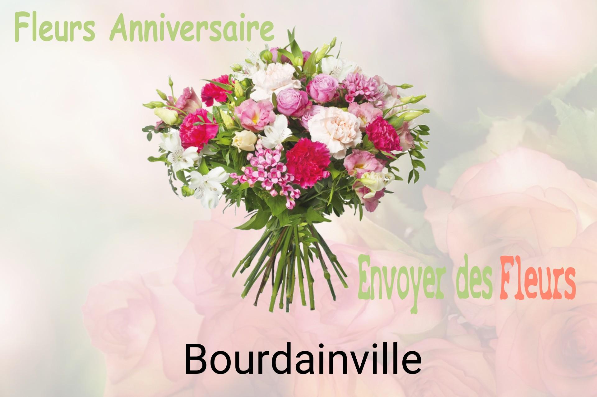 Bouquet de fleurs d’anniversaire livré à Bourdainville