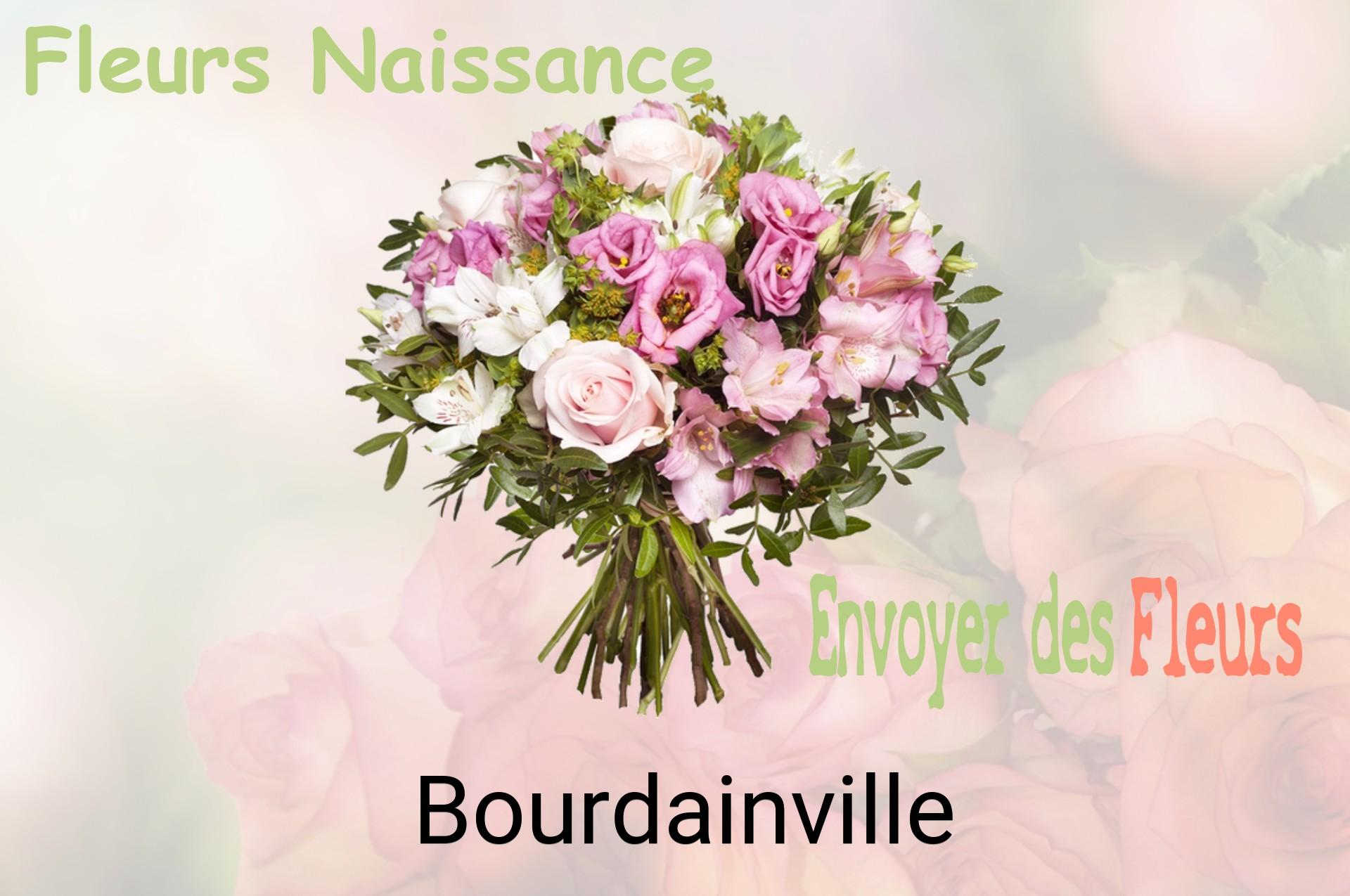 Bouquet de fleurs de naissance livré à Bourdainville